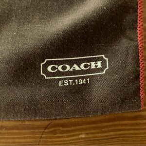 Coach brown/red duster.